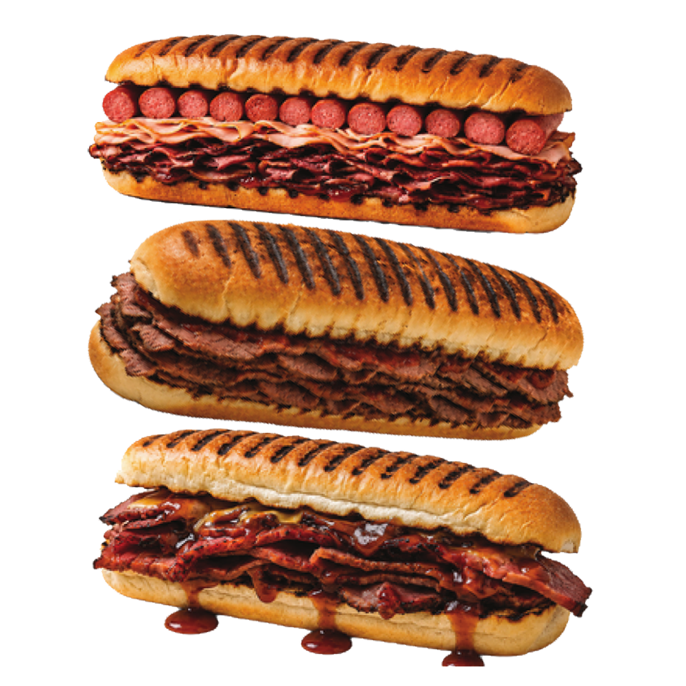 Grilled Buno Toast, cross-section