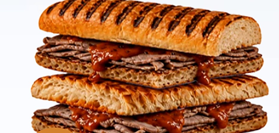 Beef Bacon Toast