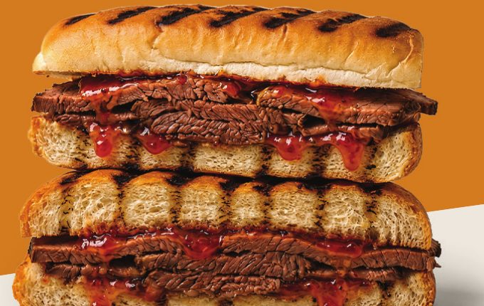Roast Beef with Pepper Toast